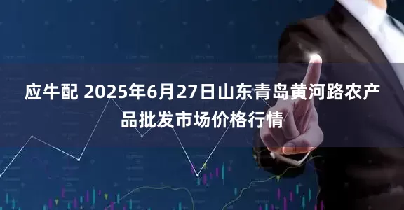应牛配 2025年6月27日山东青岛黄河路农产品批发市场价格行情